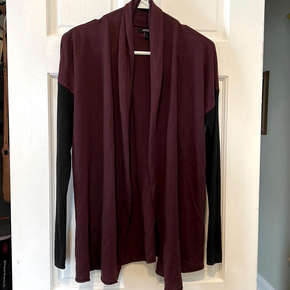 APT 9 purple cardigan